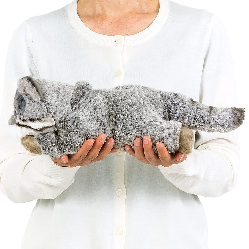 Calorata Pallas's Cat Plush Toy (Large/Reclining Series/Soft Touch) Realistic Animal Toy Doll Gift Present Birthday (Twice Tested) / Christmas Present