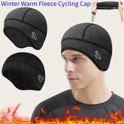 Casquettes de cyclisme d'extérieur Coupe-vent Thermique Polaire Casquette de vélo VTT Ski Équitation Chapeau de moto Hiver Bandana Ciclismo Bandeau