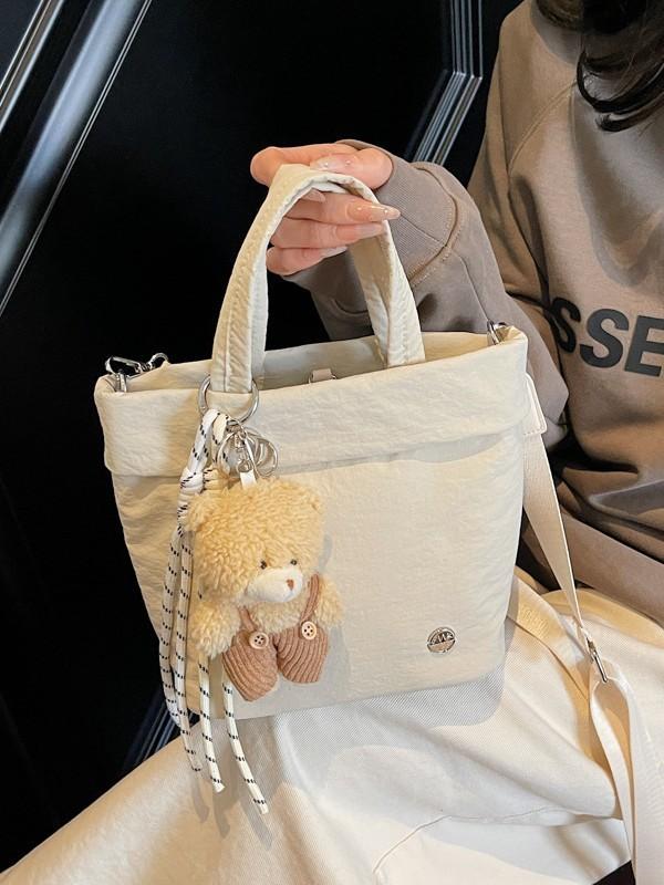 Nylon Shoulder Bag For Women Small Fashion Crossbody Purse With Zipper Closure For Daily Use