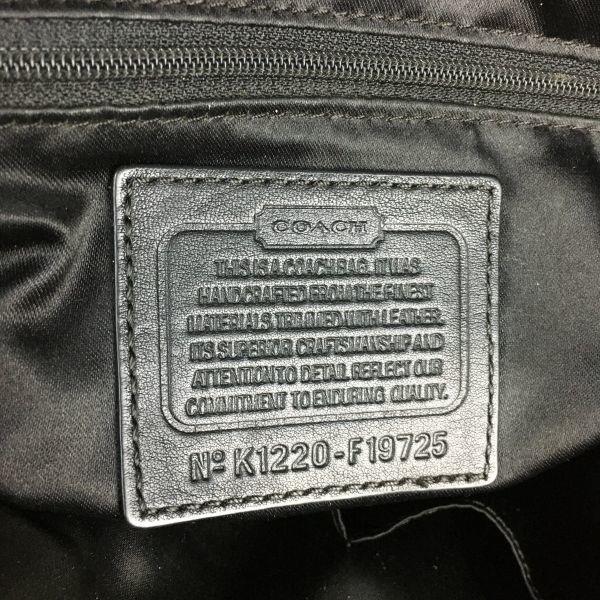 Coach Mini Boston Bag Black Leather(USED)