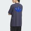 Adidas Originals Monogram T-Shirt With Back Logo Print Men Tops Dark-Cyan IN1031