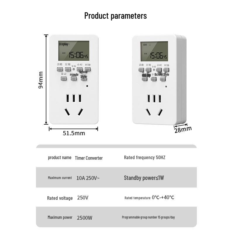 Smart Timer Switch for Automatic Power Off in Fish Tanks & Electric Vehicles