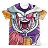 2026 Summer Dragon Ball Retro Fitness T-shirt Men's Oversized 3D Printed Short-sleeved Family Unisex Children's Sports Shirt
