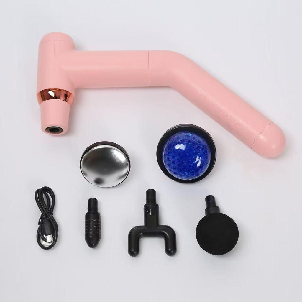 Adjustable Multi-Functional Massage Gun with Detachable Hot & Cold Compress