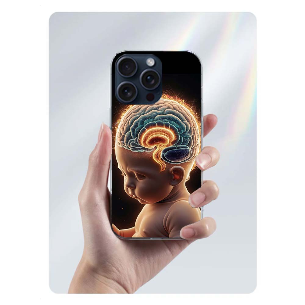 

The Cerebral Cortex And Key Components Clear Phone Case For Iphone 17 Air 16 Pro Max 15 Pro 14 Plus 17E 16E 11 13 12 Mini Cover iPhone XR