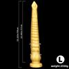 59cm Gold Silicone Extra Long Masturbator Gay Dildo Anal Plug Fisting Strap On Penis Sex Toy Big Dick Realistic Cock