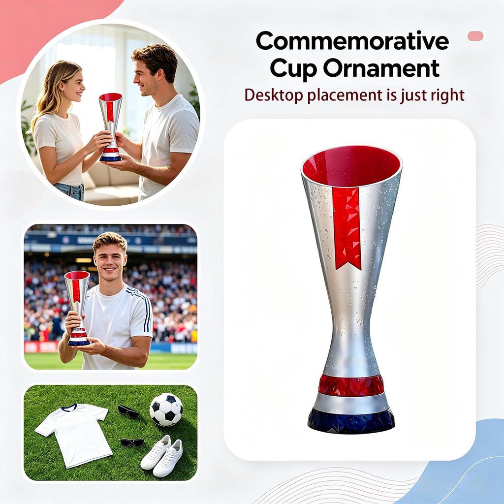 Soccer Player of the Year Commemorative Trophy for Awards and Display