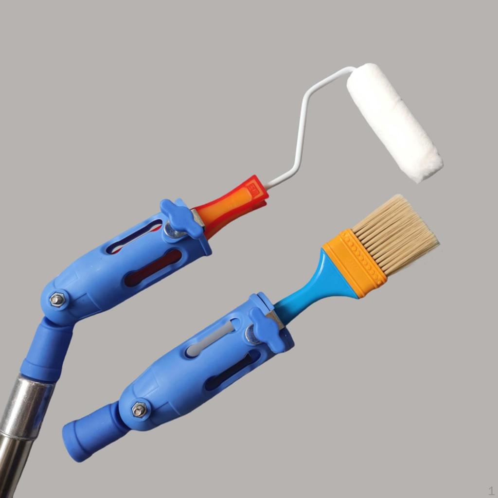 Paint Brush Extend Roller Holder Head Kitchen Supplies Dusting Fence Multi Angle Edger