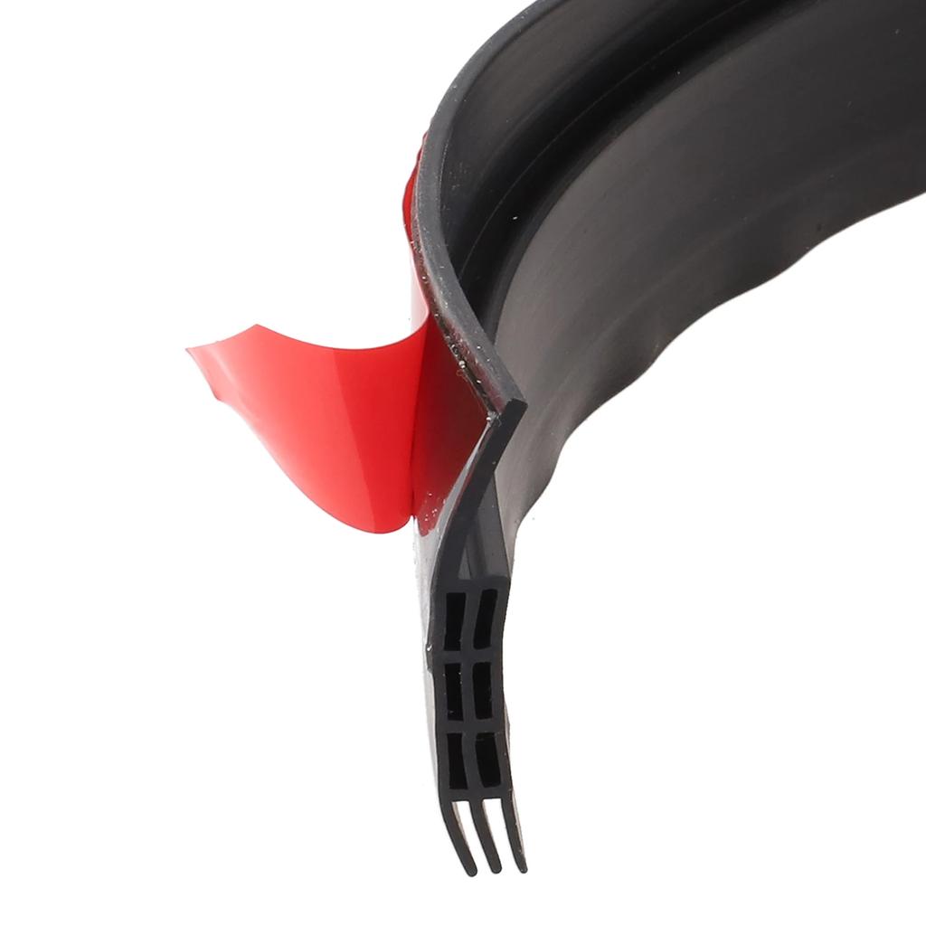 1m Rubber Door Bottom Seal Strip Flexible Wind Noise Reduction Stopper Door Blocker Anti Collision Dustproof Soundproof Strip