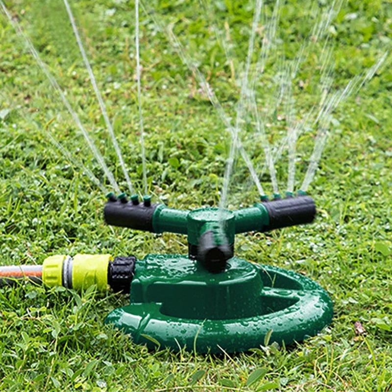 Garden Irrigation Sprinkler Set, Automatic Water Supply Plant Rotating Lawn Gardening Supplies, Agricultural Lawn Fountain Nozzl