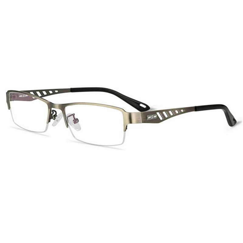 

Outdoor Shade Anti-UV Half Frame Sun Light-sensitive Farsighted Eyeglasses Square Hyperopia Glasses Magnifier 0 +25 +50 +75 To +600 5.5
