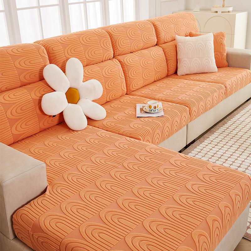

Легкий роскошный чехол для дивана на все времена года, простая гостиная, современный нескользящий чехол на подлокотник, летнее бархатное комплексное утолщение S