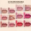 Matte Nude Lipstick Velvety Liquid Lipstick with Sexy Lip Smooth Lip Makeup with Gift Box 12-Color Set, Long-Lasting Non-Stick Cup, Gloss, Tint,