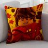 Anime Ninjago Game For Cartoon Print Peripheral Pillow Case Cushion Cover Home Decor Birthday Gift Pillowcover