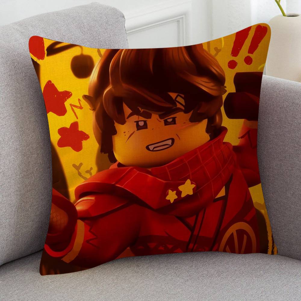 Anime Ninjago Game For Cartoon Print Peripheral Pillow Case Cushion Cover Home Decor Birthday Gift Pillowcover