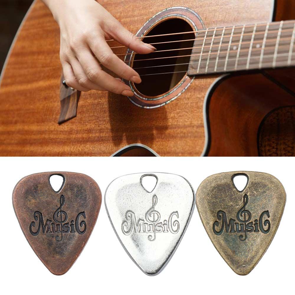 

Parts and Accessories Musical Instruments Plectrum Zinc Zinc Zinc Alloy Pick Guitar Pick Metal Guitar Pick Red Copper
