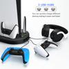 For Sony PS5 Console Controllers Charging Dock Cooler Stand Holder Headphone Holder