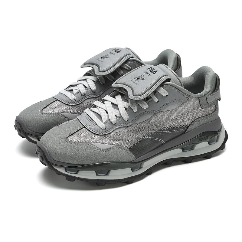 FILA KM2 Comfortable Fashion Durable Low-Top Casual Shoes Men sneaker Gray F12M443115FAN