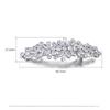Moissanite, European and American Style, Versatile for Daily Use, Light Luxury Hair Clip, High-End Accessory, Bridal Hairpin, Spring Clip for Women