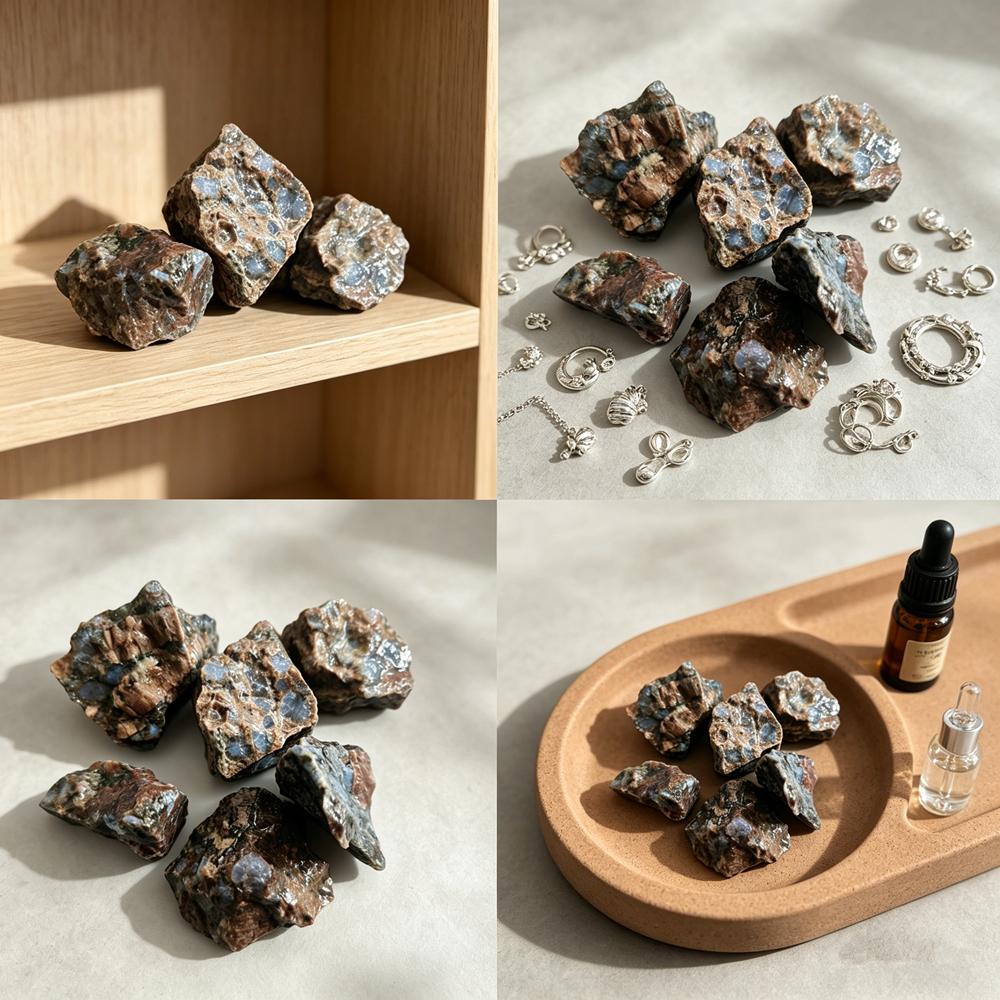 Přírodní glaukofanový kámen krystalové minerální vzorky léčivý surový kámen krásný ornament pro domácí dekoraci energetický kámen