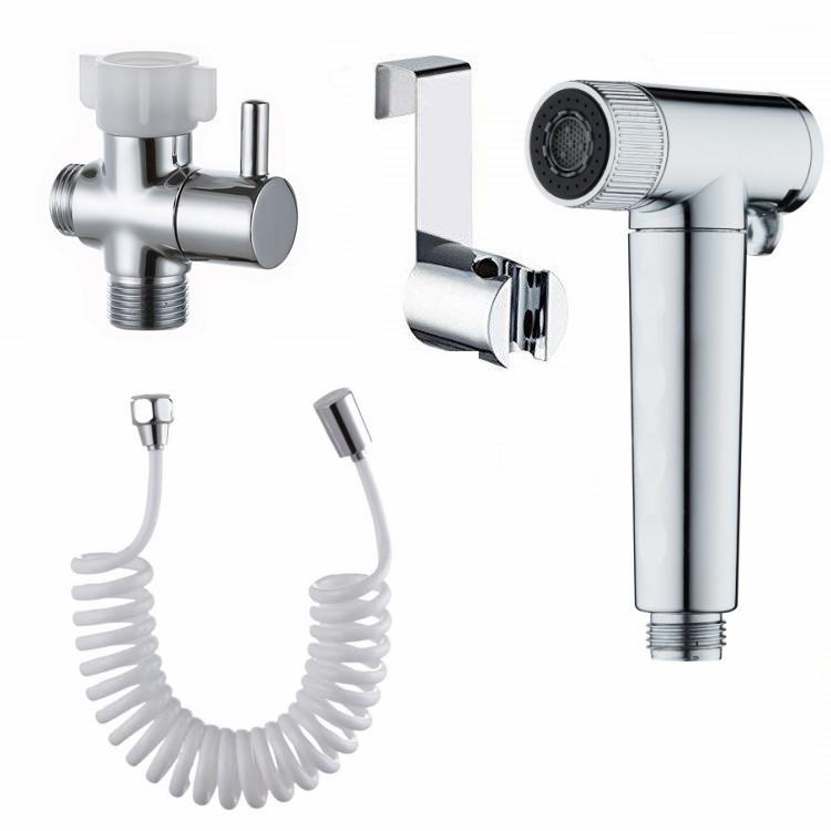 Brass Toilet Bidet Sprayer Chrome Handheld Toilet Bidet Sprayer Set for Bathroom Cleaning (as the picture,Brass)