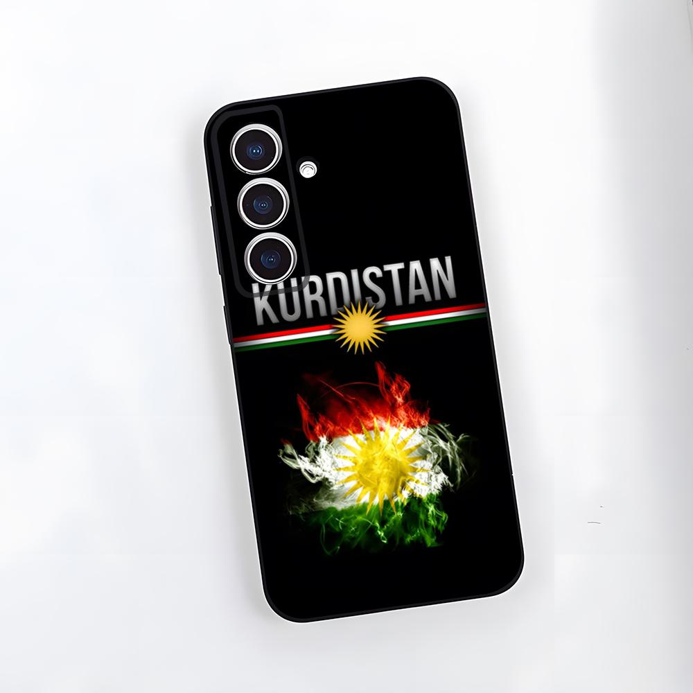 Kurdistan Flag Phone Case For Samsung A25 A13 A33 5G A54 A36 A35 A56 A52 A14 Shockproof Soft Cover