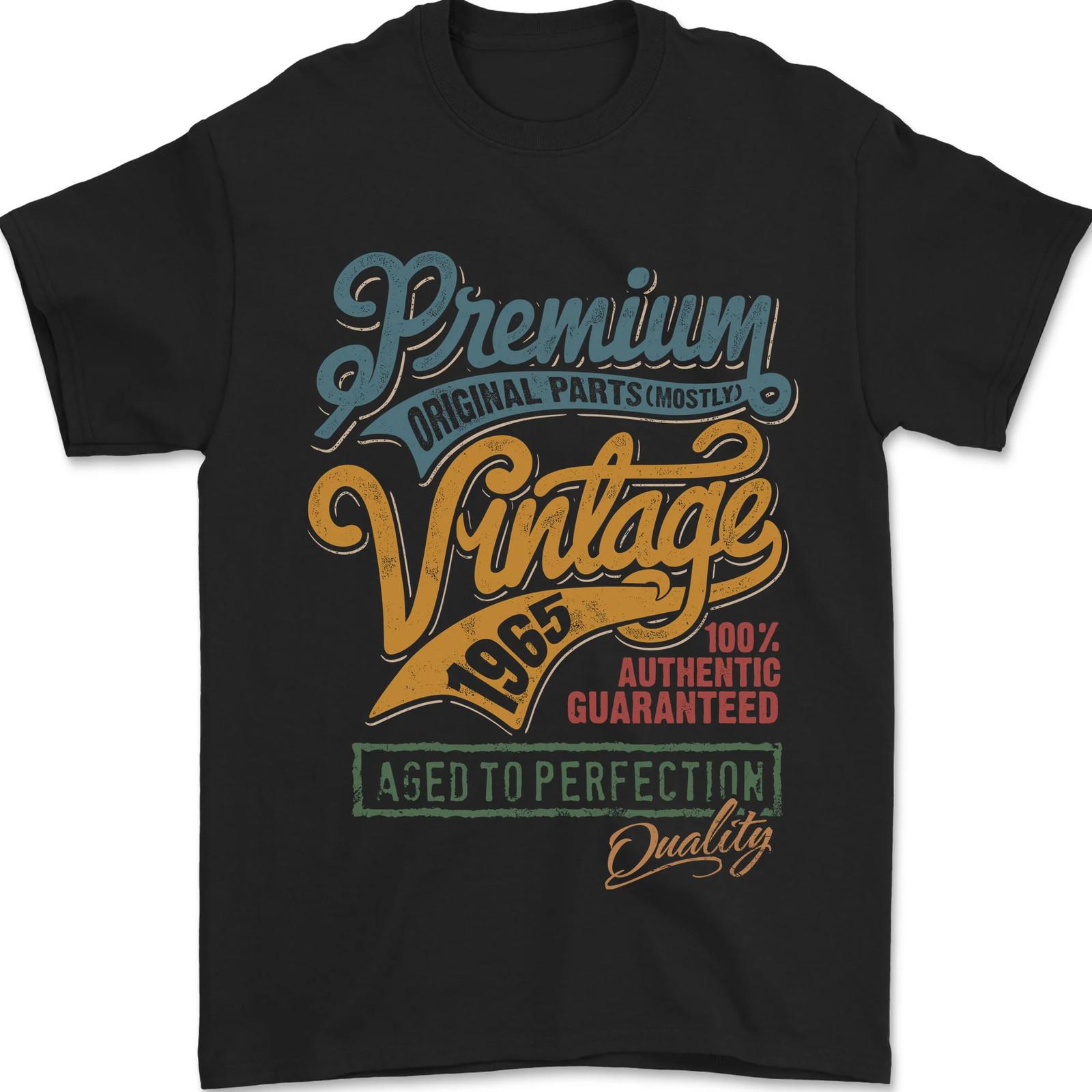 26 Aged to Perfection 60th Birthday 1965 Mens T-Shirt 100% Cotton Unisex T-Shirt XXL
