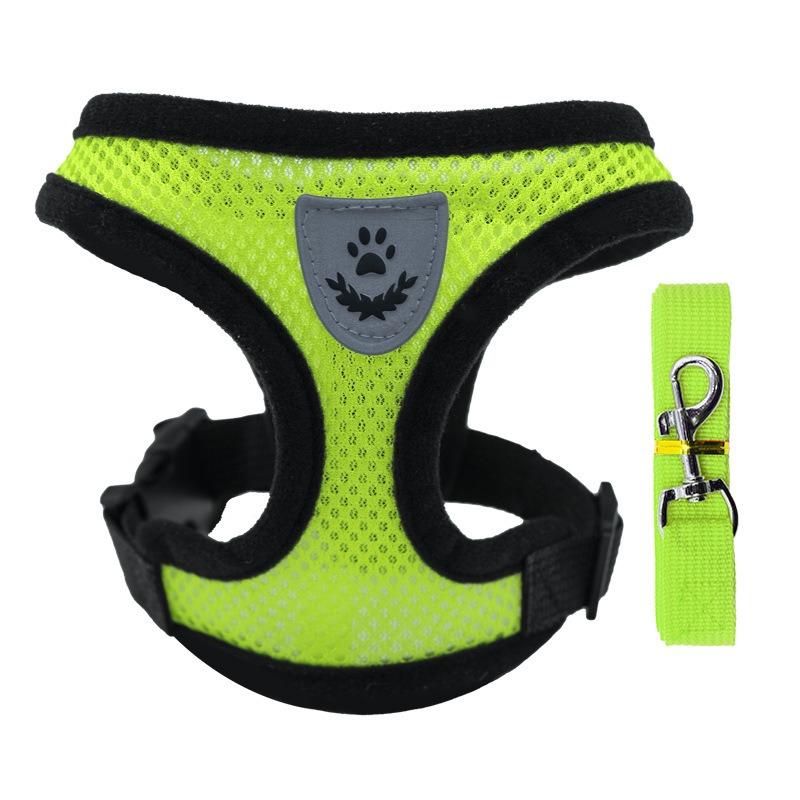 Pet Walking Dog WalkingCat Walking Chest and Back StrapsOutdoor Dog Leash CollarClothes, Anti-explosionCat Flushing