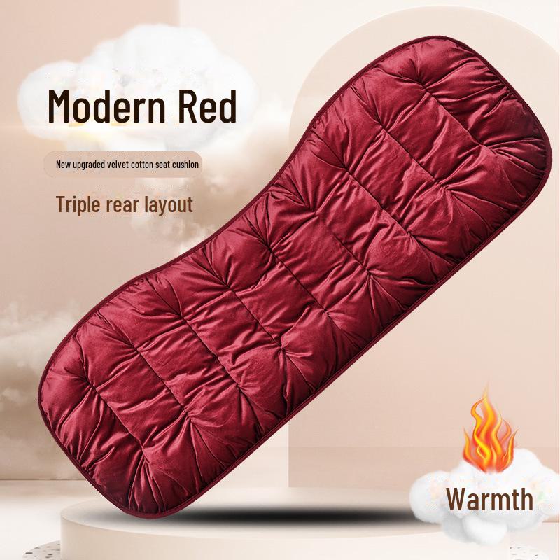 Pernă mică de flanel pentru scaun auto din trei piese pentru toate anotimpurile - pe jumătate înfășurată pentru vară, anti-alunecare și fără legare.