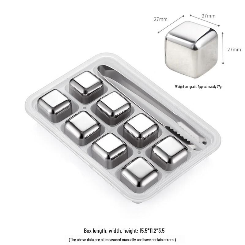 

Vnash Reusable Stainless Steel Ice Cubes