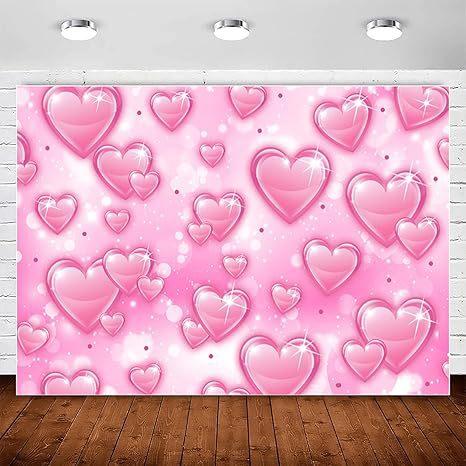 Pink Gold Birthday Party Background Pink Gold Balloon Girl Birthday Bash Party Banner Decoration