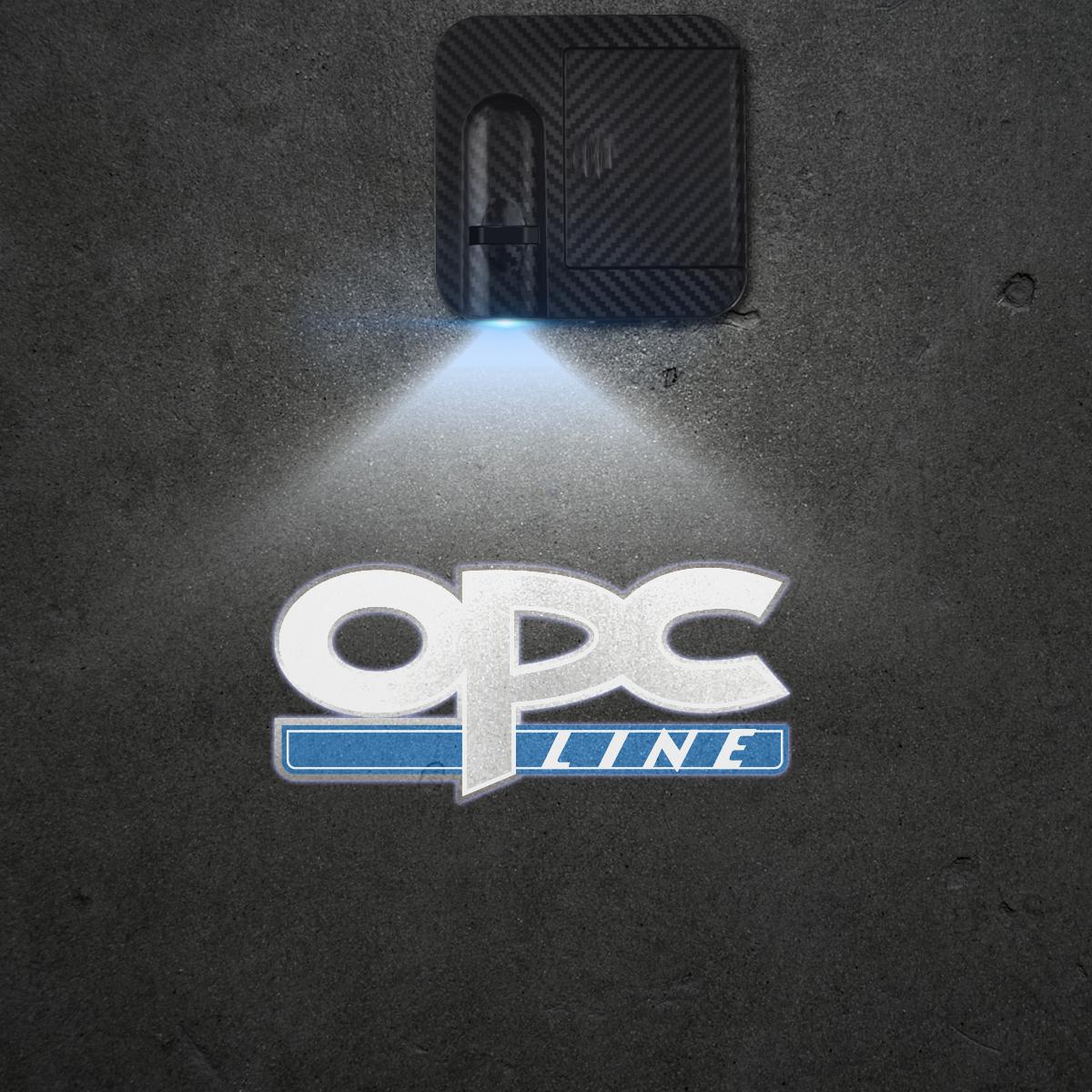 

1/2PCS VXR OPC Line Car Door Welcome Lights Projector Logo Wireless Sensing For Opel Vauxhall Insignia Corsa Adam GTC GSI 2 PCS