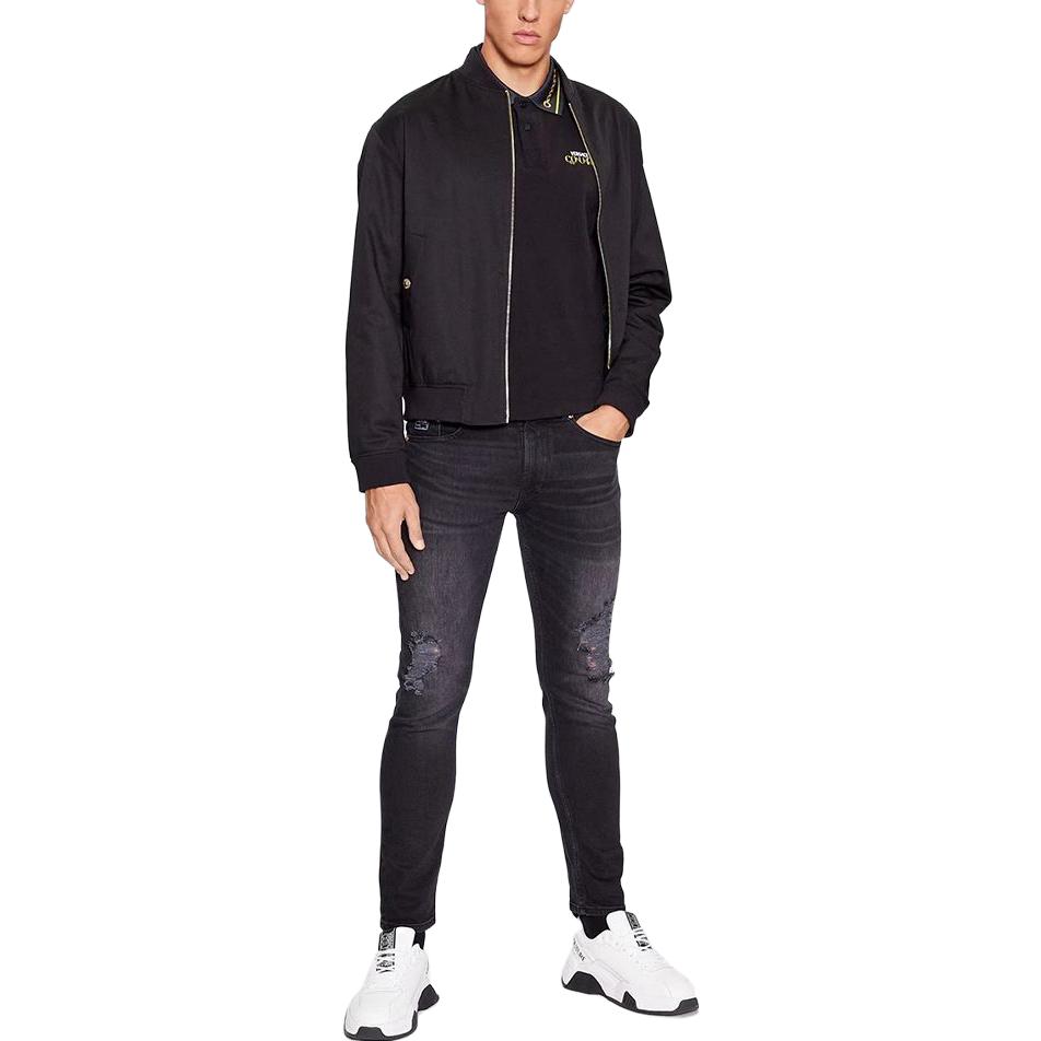 Versace Jeans Couture FW23 Jacken & Mäntel Herren Schwarz 75GAS415-N0207-899
