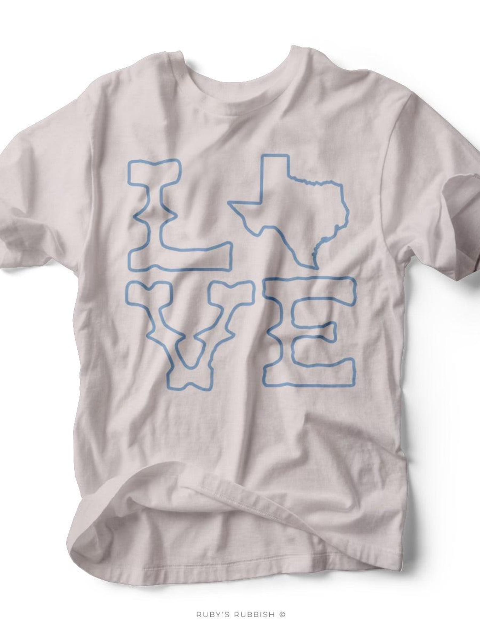 Texas LOVE | Southern T-Shirt | Ruby s Rubbish® 4XL