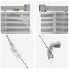 Aluminum Venetian Blinds Silver 130 x 90 cm