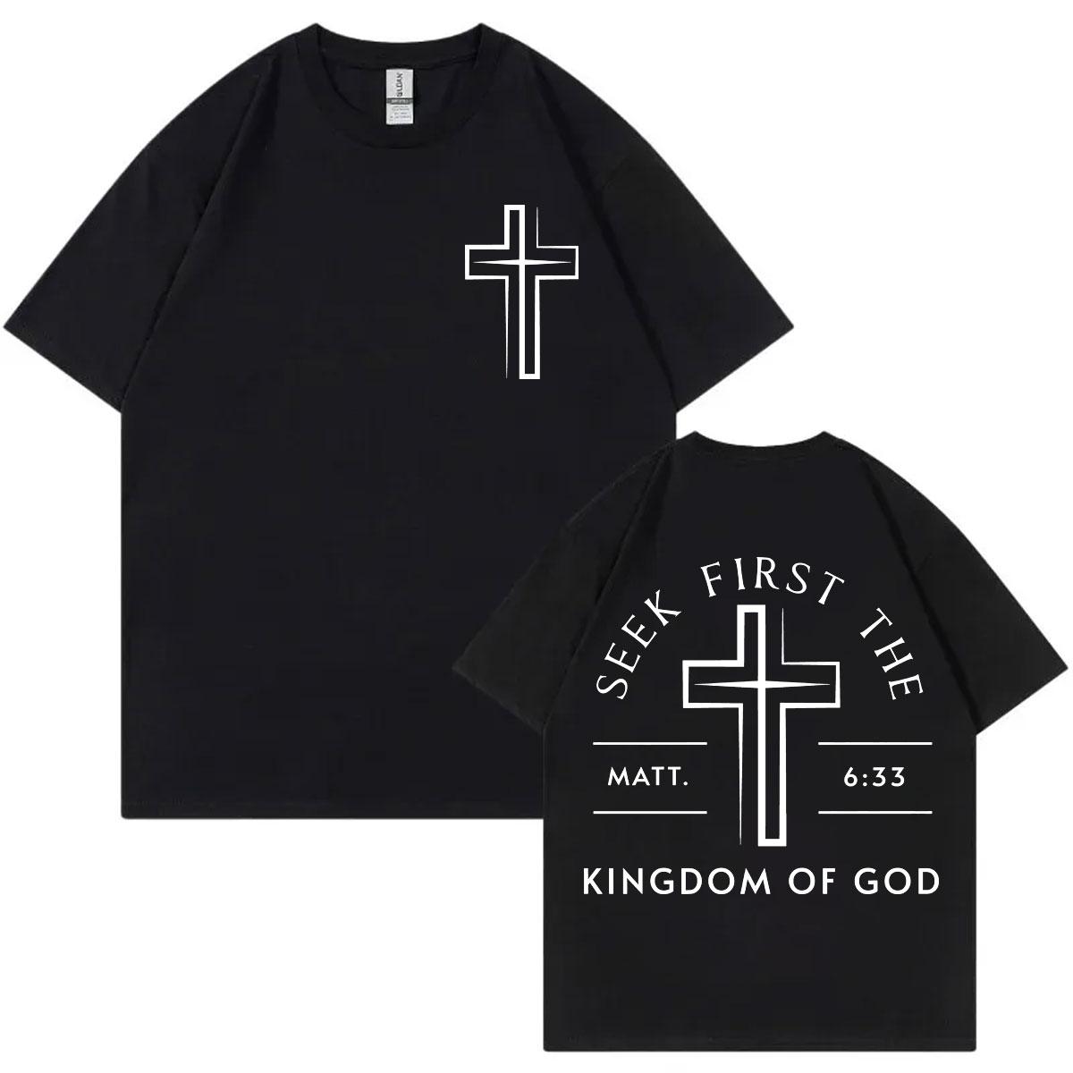 

Christian Jesus Bible Verse Tshirts High Quality Fashion Short Sleeve Tshirt Men Women Clothing Casual Loose Cotton T Shirts ... S разноцветный
