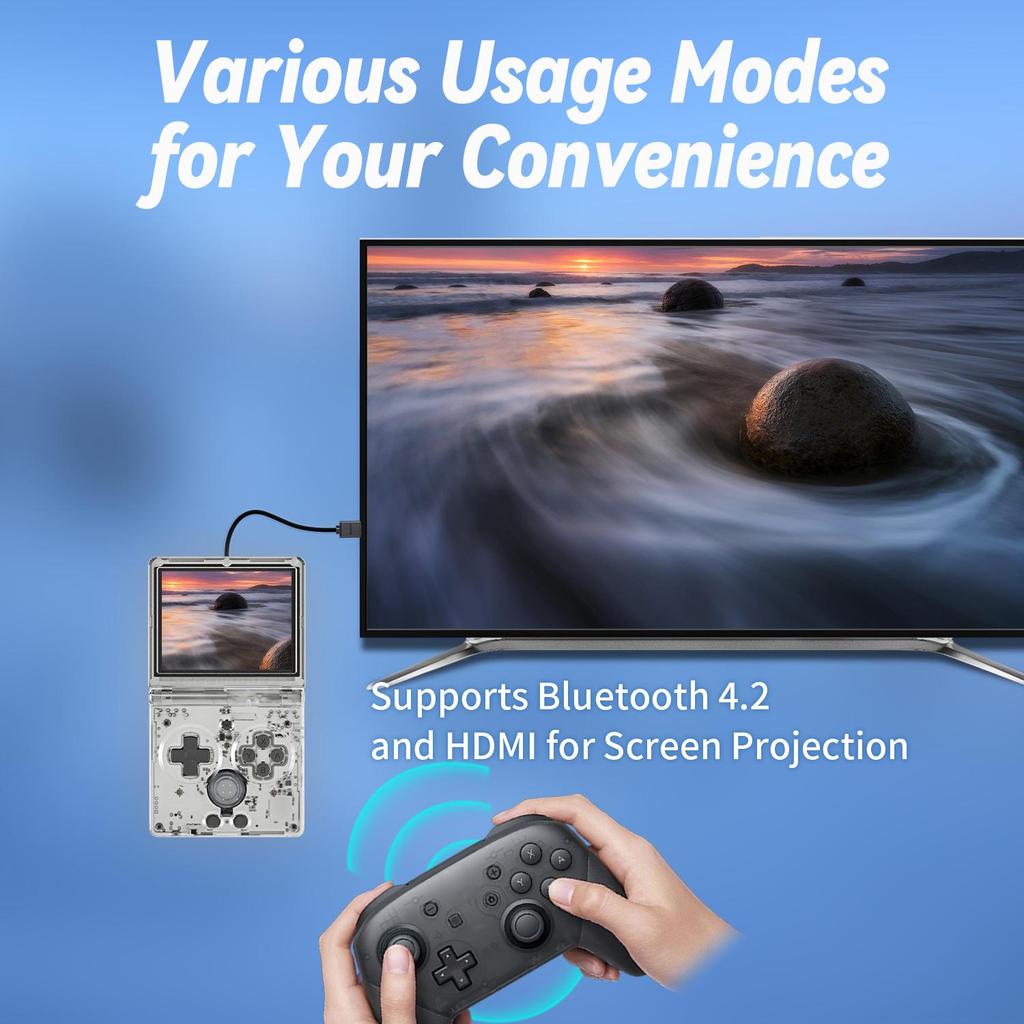 ANBERNIC RG35XXSP Classic Clamshell Retro Handheld Game Console