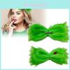 Presilha de Cabelo Verde Festiva do Grinch Para Festas à Fantasia de Natal e Adereços Divertidos de Feriado