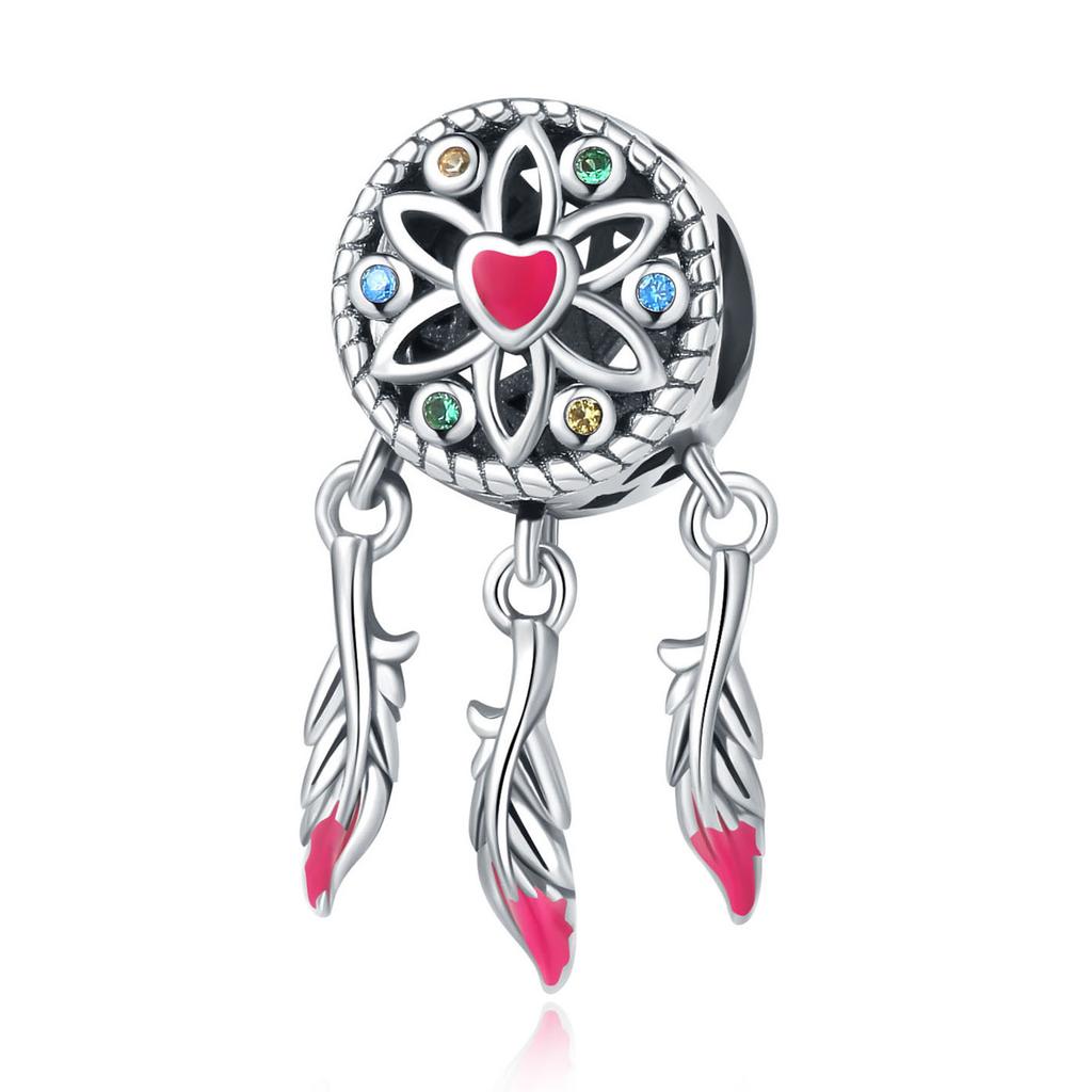 Akcesoria Koraliki Drzewo Życia Łapacz Snów Gwiazda Księżyc Zawieszka DIY Biżuteria Bransoletka Damska
