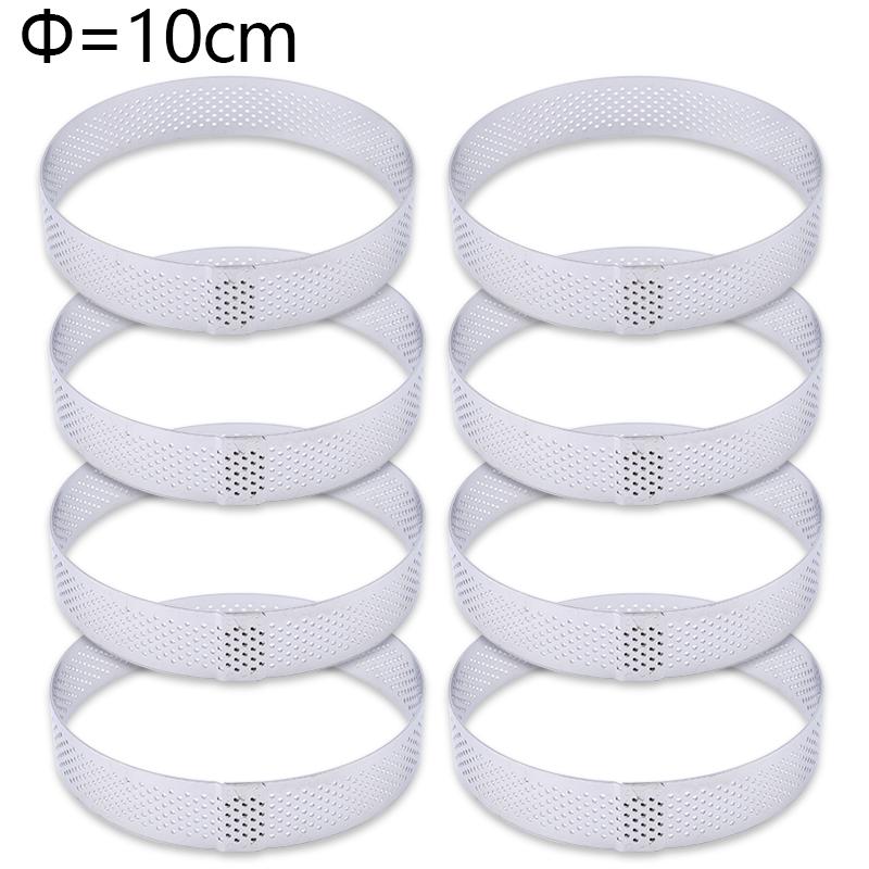 FAIS DU Perforated Round Tart Ring Stainless Steel Fruit Pie Tartlet Mold for Baking DIY Dessert Cake Mousse Molds Kitchen Tools