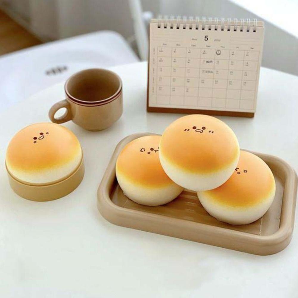 Slow Rising Mini Bao Buns Dumpling Toys Finger Suction Sensory Fidget Toy Children