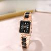 Fashion Ladies Watch Square Temperament Alloy Quartz Watch