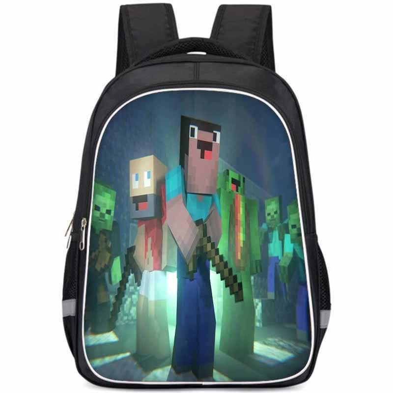 Spacious And Lightweight Oxford Fabric School Backpack For Kids And Teens