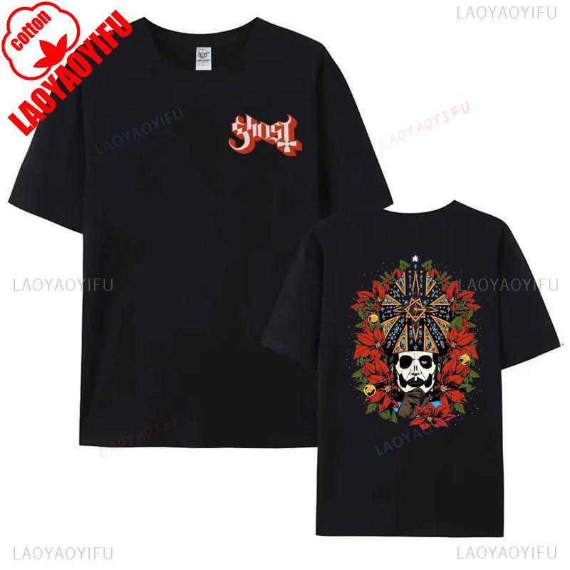 New Men T-shirt Ghost BC  Swedish Heavy Metal Band Fan Shirt Tshirt Women T Shirt Summer Cotton Casual Hipster Streetwear Tops