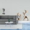 Reindeer Figurine Decorative Statue Tabletop Ornament for Entryway Fireplace Bedroom Living Room