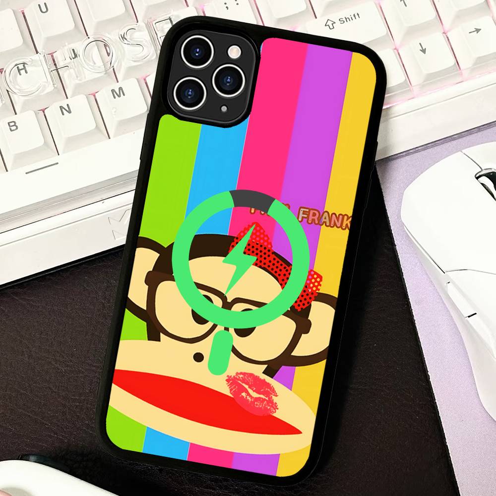 

Classic P-Paul F-Frank Logo For Magsafe Magnetic Phone Case For IPhone 17 16 15 14 13 12 11 Plus Pro Max PC+TPU Cover iPhone 14
