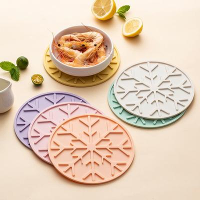 Round Silicone Heat-Resistant Non-Slip Insulation Kitchen Pad