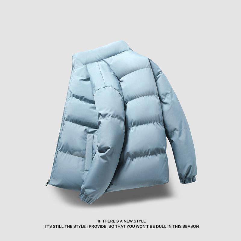 

Новая зимняя хлопковая одежда мужская для мужчин среднего и молодого возраста больших размеров, хлопковая одежда мужская с возможностью печати вышивки, утолщенная гарантия 5XL светло-синий