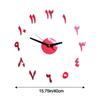Acrylic Accessories Home Decoration Silent Quartz DIY Wall Clock Coffee Cups Decal Mirror Surface