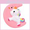 Fliegendes Pferd Mond Squishy Spielzeug Mit Langsamer Rückfederung Zur Stressbewältigung Und Als Geschenk